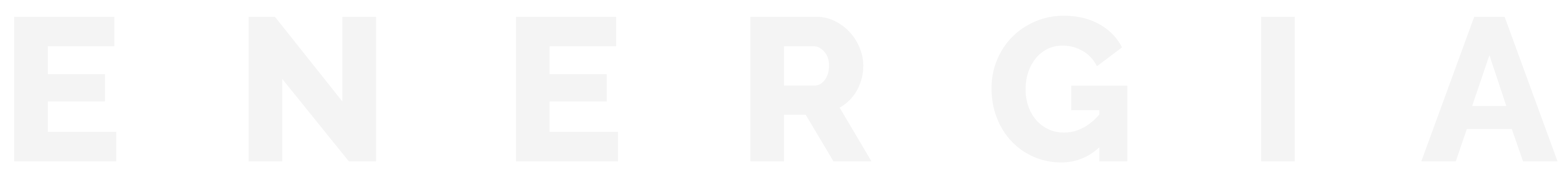 Napis ENERGI na białym tle